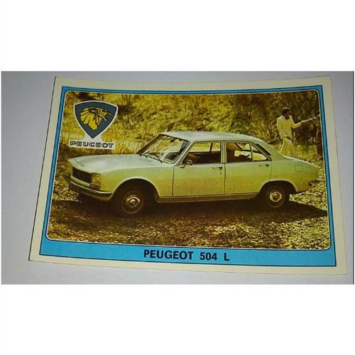 Panini Super Auto no 156 Peugeot 504 L - Sticker