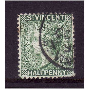 ST VINCENT 1884 SG 42 1/2d FINE USED