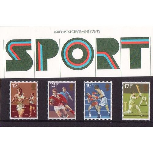 Great Britain 1980 Sport Centenaries Presentation Pack 121 Mint SG 1134-1137