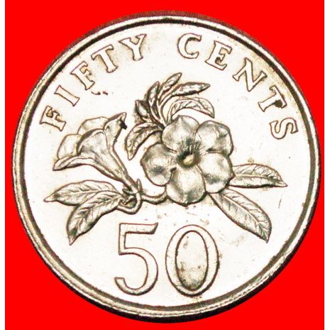 FLOWER: SINGAPORE ★ 50 CENTS 1986! LOW START ★ NO RESERVE!