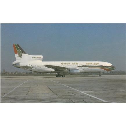 Gulf Air Tristar Aircraft Postcard (A16336)