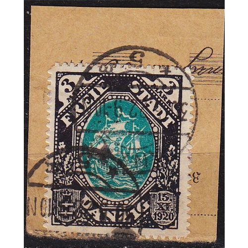 GERMANY REICH Danzig [1921] MiNr 0060 ( OO/used ) [01]