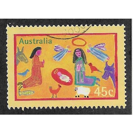 AUS 1998 45c 'CHRISTMAS' FINE USED (EBID68-322)