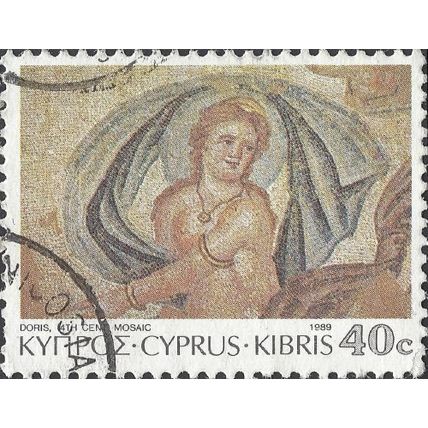 CYPRUS, Doris 4th C., brown 1989, 40c