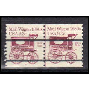 1903a 9.3c Mail Wagon Fine MNH Dry Gum CNP Left 2 PA0404