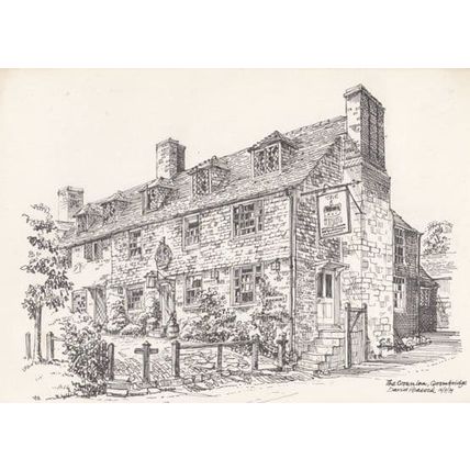 The Crown Inn Old Groombridge Tunbridge Wells Arists Vintage Postcard