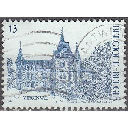 Belgique 1986 Michel 2273 O Cote (2008) 0.30 € Nismes Château Licot Cachet rond