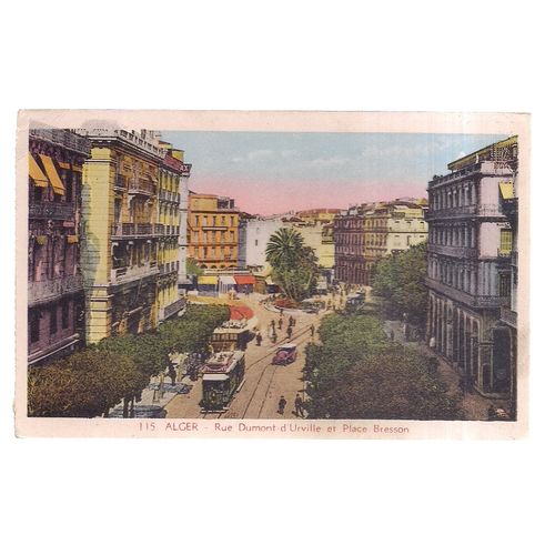 ALGIERS, . vintage unused postcard no 115