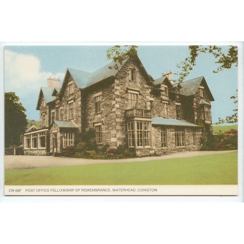 Post Office Fellowship of Remembrance Waterhead Coniston Cumbria Postcard CN66F
