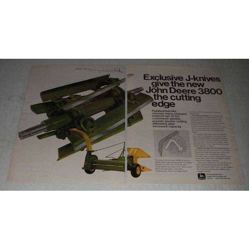 1973 John Deere 3800 Harvester Ad - J-Knives