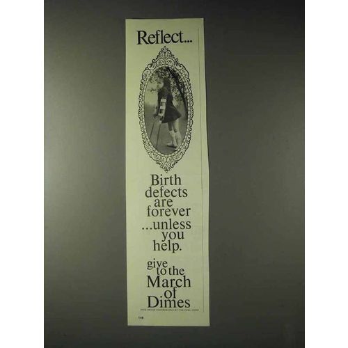 1973 March of Dimes Ad - Reflect!