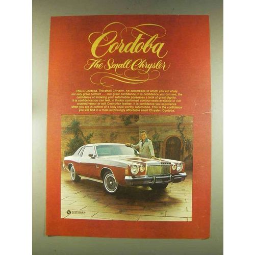 1976 Chrysler Cordoba Ad - The Small Chrysler