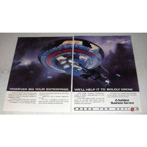 1987 NatWest Business Service Ad - Big Enterprise