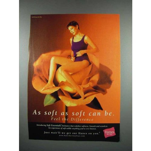 1999 Hanes Soft Essentials Intimates Underwear Ad