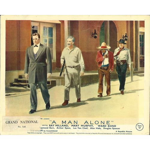 A MAN ALONE Ray Milland, Mary Murphy, Ward Bond F-O-H Stills (6)