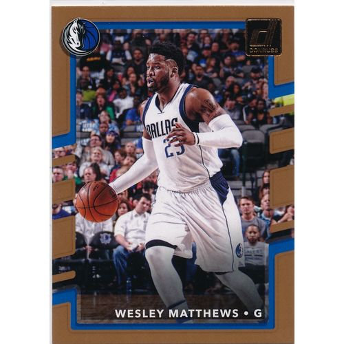 2017-18 Donruss 33 Wesley Matthews Dallas Mavericks