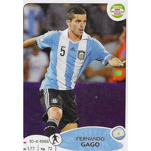 Panini's Road to FIFA World Cup Brazil 2014 Stickers: No.63 - Gago