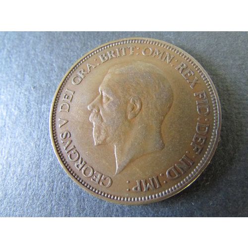 1928 GEORGE V ONE PENNY FREE POST. AAZ