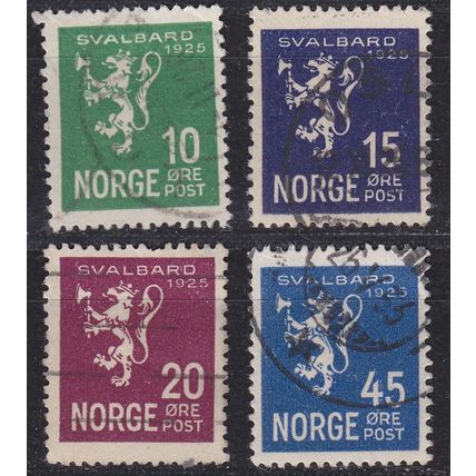 NORWEGEN NORWAY [1925] MiNr 0116-19 ( O/used )