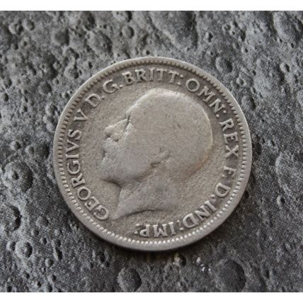 1934 George V Silver Sixpence 6d British English .500 silver Cheap filler
