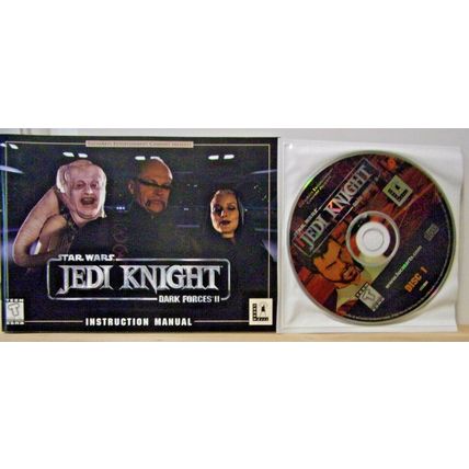 Star Wars-Jedi Knight Dark Forces II-Lucas Arts-1997 2 Discs and Manual