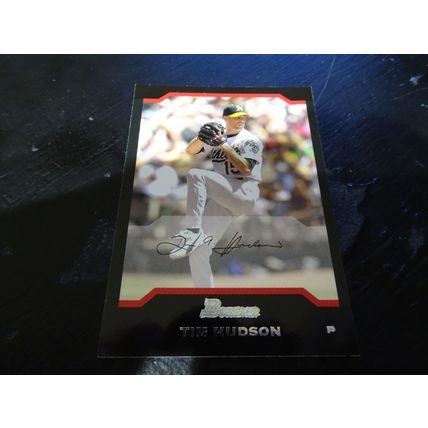 2004 Bowman Card # 107 Tim Hudson Excellent-Mint (6) Oakland Athletics