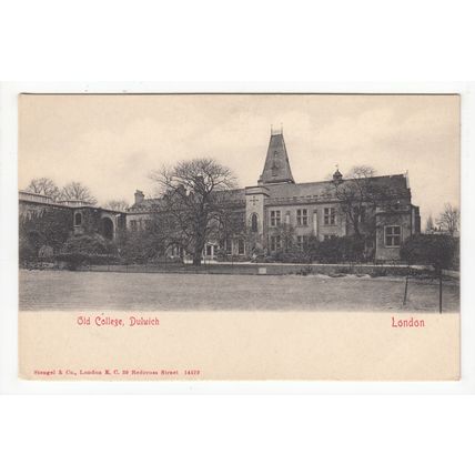 Old College Dulwich Postcard London Stengel Early Undivided Back 14429