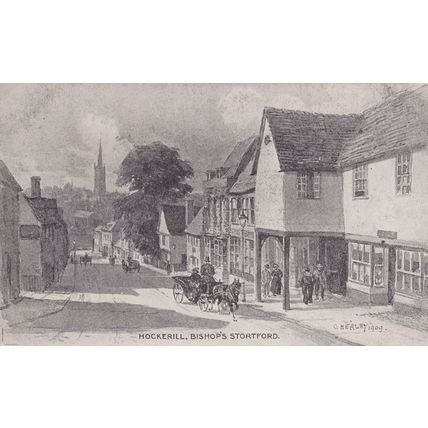 Hockerhill Bishops Stortford Old Postcard