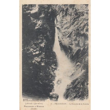 Hotel De Grande Casse French Alpes Mountain Vanoise Advertising Postcard