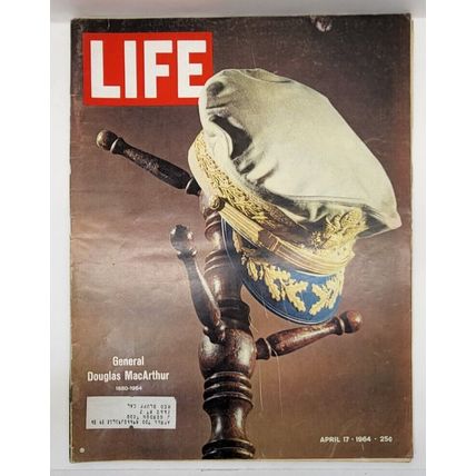 LIFE Magazine April 17, 1964 GENERAL MacArthur, Atlas, Kim Novak, Advertising