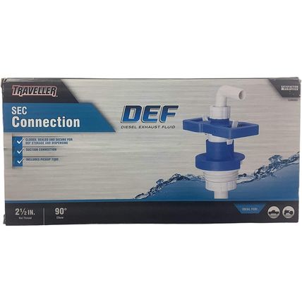 Traveller Diesel Exhaust Fluid SEC Connection 2 1/2inch 90 Degree Elbow