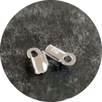 925 Sterling Silver 1mm Folding Clasp for 1mm Cord or Leather 3 pack sizes C23
