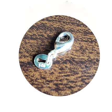 925 Sterling Silver Lobster Claw Clasp With Assurance Tag Quality 1cm Claw