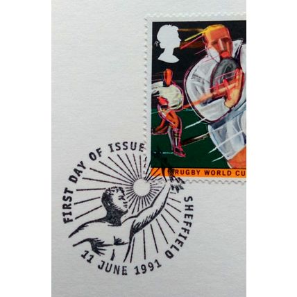 1991 SPORT '91 P.H.Q.'S WITH A SHEFFIELD PICTORIAL F.D.I. POSTMARK #00212