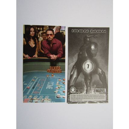 Marvel - Iron Man The Movie 2008 - Preziosi Sticker Drop-down Choice (e18)