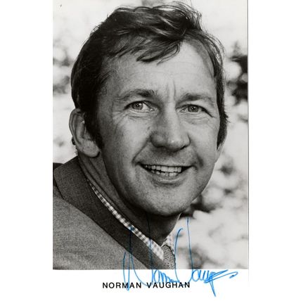 Norman Vaughan Comedian The Golden Shot Hand Signd Photo