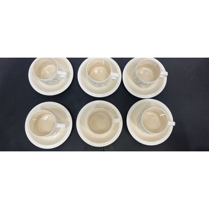 1977 Original Fleur Hornsea Coffee Mugs Cups Saucer Plates Flowers ENGLAND