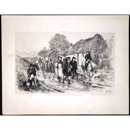 END OF THE ‘FORTY FIVE’ REBELLION 1914 William Brasse Hole ANTIQUE ETCHING