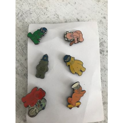 6 x golly jelly baby badges