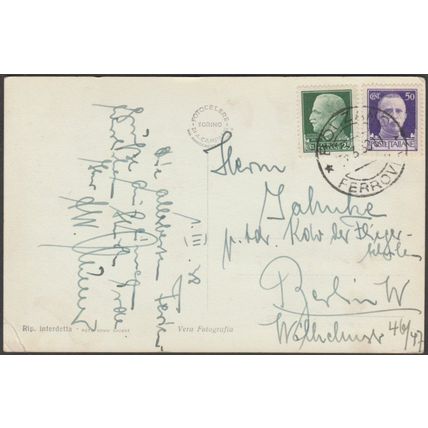 Rifugio Maria Flora, Passo Sella, 1938 - Nanni Gadenz Foto Cartolina