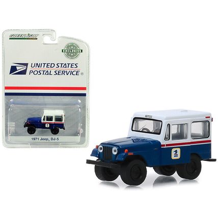 1971 Jeep DJ-5 Blue and White "United States Postal Service" (USPS) "Hobby Ex...