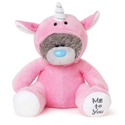 Me to You 9" Tatty Teddy Bear in a Pink Unicorn Costume