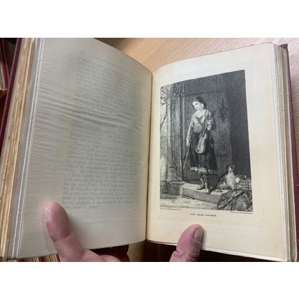 1894 WALTER SCOTT FAIR MAID OF PERTH ANDREW LANG NOTES VOLS 1 & 2 BOOKS (P8)