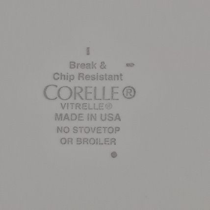 Lot 4 Corelle SAND SKETCH Dinner PLATES 6 3/4 Salad Dessert Livingware Salad