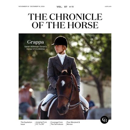 THE CHRONICLE OF THE HORSE-NOVEMBER 18/DECEMBER 16 2024-GRAPPA-NEW-FAST SHIPPING