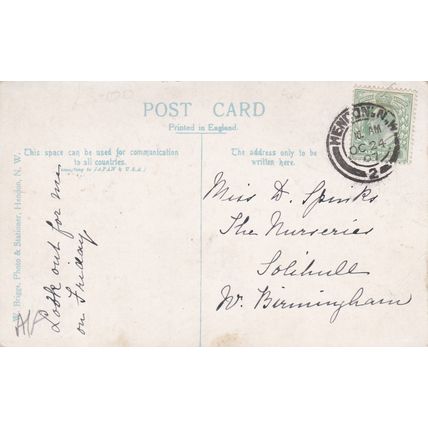 E272 HENDON - GOLDERS GREEN . PRINTED POSTCARD