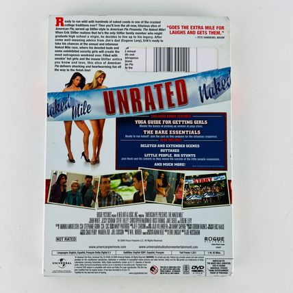 American Pie Presents: The Naked Mile DVD Unrated Edition Eugene Levy