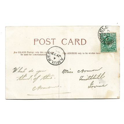 2 postcards lot Scotland Perthshire Amulree undivided 1900s & multiview 1960s ?