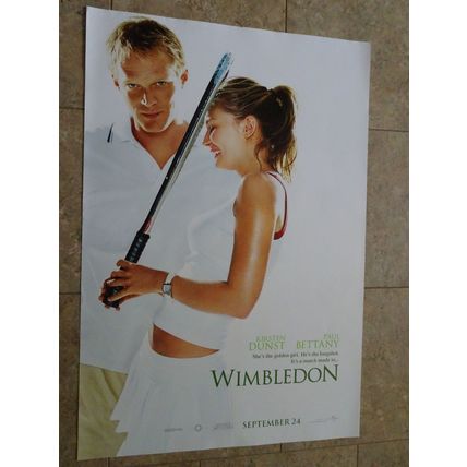 Wimbledon - Movie Poster with Kirstin Dunst as Lizzie Bradbury - Advance Poster