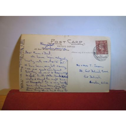WYE VALLEY, BUILTH WELLS, BRECKNOCKSHIRE, WALES used postcard F Frith 1952 pm =